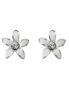 Earring flower 925/1000 silver