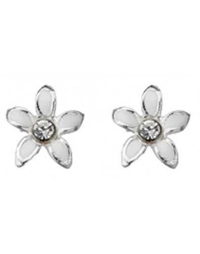 Earring flower 925/1000 silver