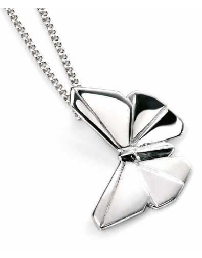 Necklace butterfly in 925/1000 silver