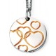 My-jewelry - D4206 - Necklace hearts Gold plated on 925/1000 Silver