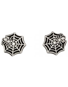 My-jewelry - D925w - earring spider web in 925/1000 silver