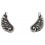 My-jewelry - D927w - earring wing angel in 925/1000 silver