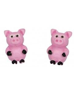 My-jewelry - D928p - earring little pig in 925/1000 silver