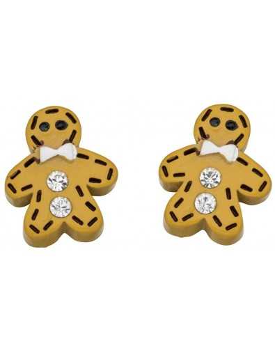 My-jewelry - D930m - earring man cookie in 925/1000 silver