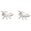 My-jewelry - D950t - earring ant in 925/1000 silver