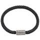 My-jewelry - D4675 - leather Bracelet in 925/1000 silver