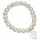 My-jewelry - D4683 - Bracelet stretch heart and pearl in 925/1000 silver