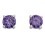 My-jewelry - D5034m - earring amethyst in 925/1000 silver