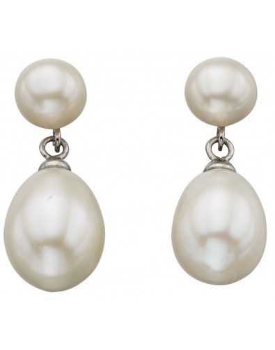 My-jewelry - D5040 - earring pearl in 925/1000 silver