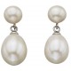 My-jewelry - D5040 - earring pearl in 925/1000 silver