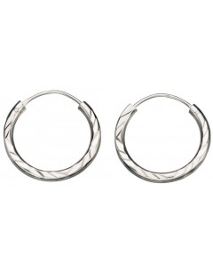 My-jewelry - D234 - Loop ear ring in 925/1000 silver