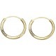 My-jewelry - D237 - Loop ear ring gold plated in 925/1000 silver