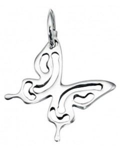 My-jewelry - D3316us - Sterling silver butterfly Necklace