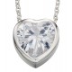 My-jewelry - D3843 - Collar chic heart in 925/1000 silver