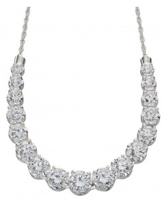 My-jewelry - D3859t - Necklace zirconia chic in 925/1000 silver