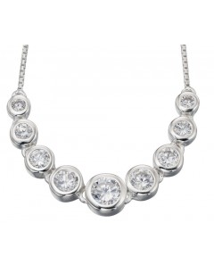 My-jewelry - D3863t - Collar chic zirconia in 925/1000 silver