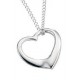 necklace heart in 925/1000 silver