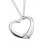 necklace heart in 925/1000 silver