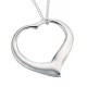 necklace heart in 925/1000 silver